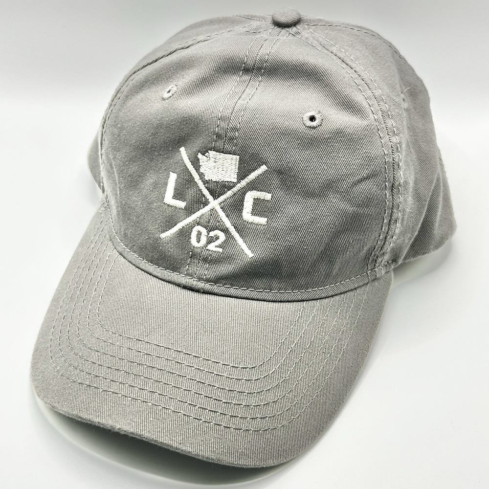 Blue '84 LC 02 Washington Logo Hat Cap Adjustable Strapback Gray Outdoors Casual